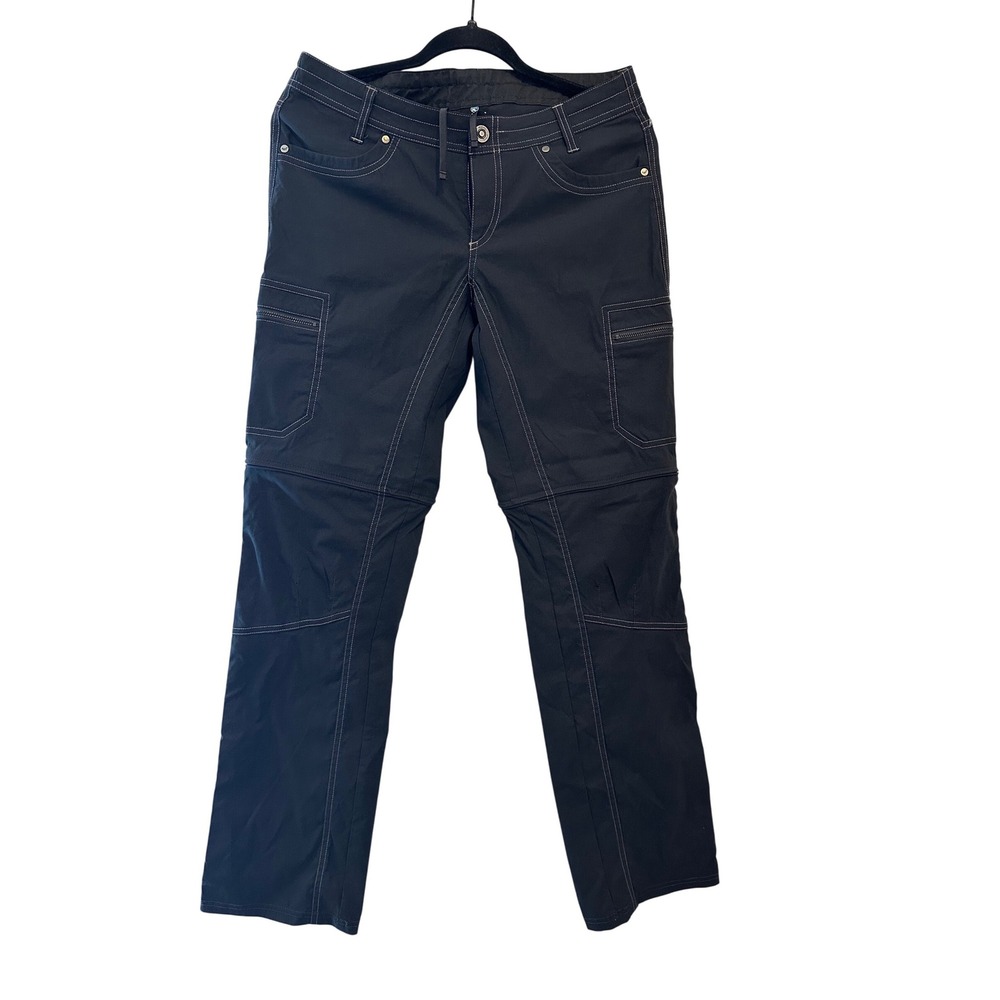 Kuhl Women's Convertible Zip Off‎ Cargo Pants Black 6